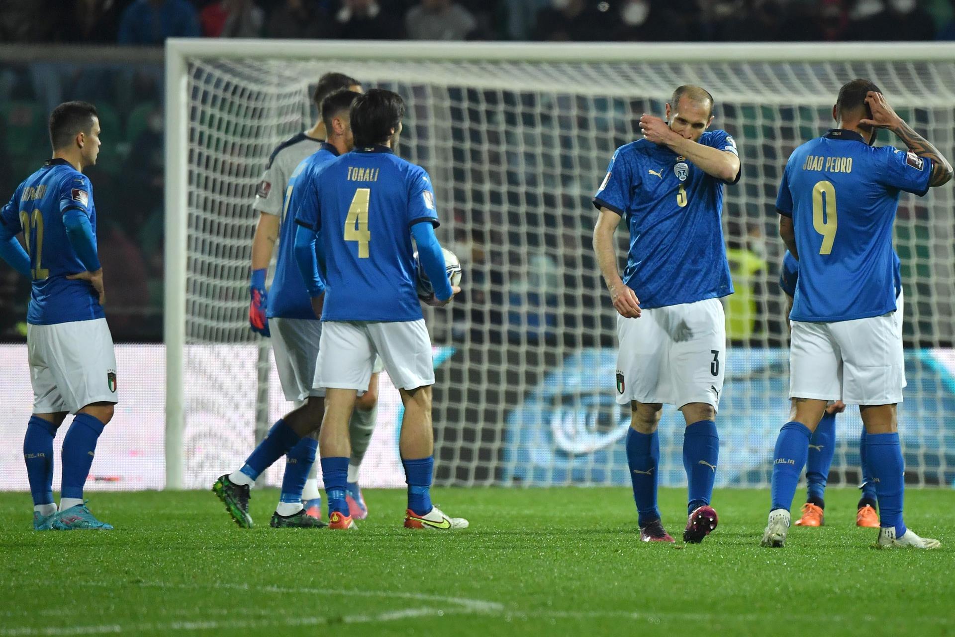 Italia fuera del Mundial por segunda vez consecutiva