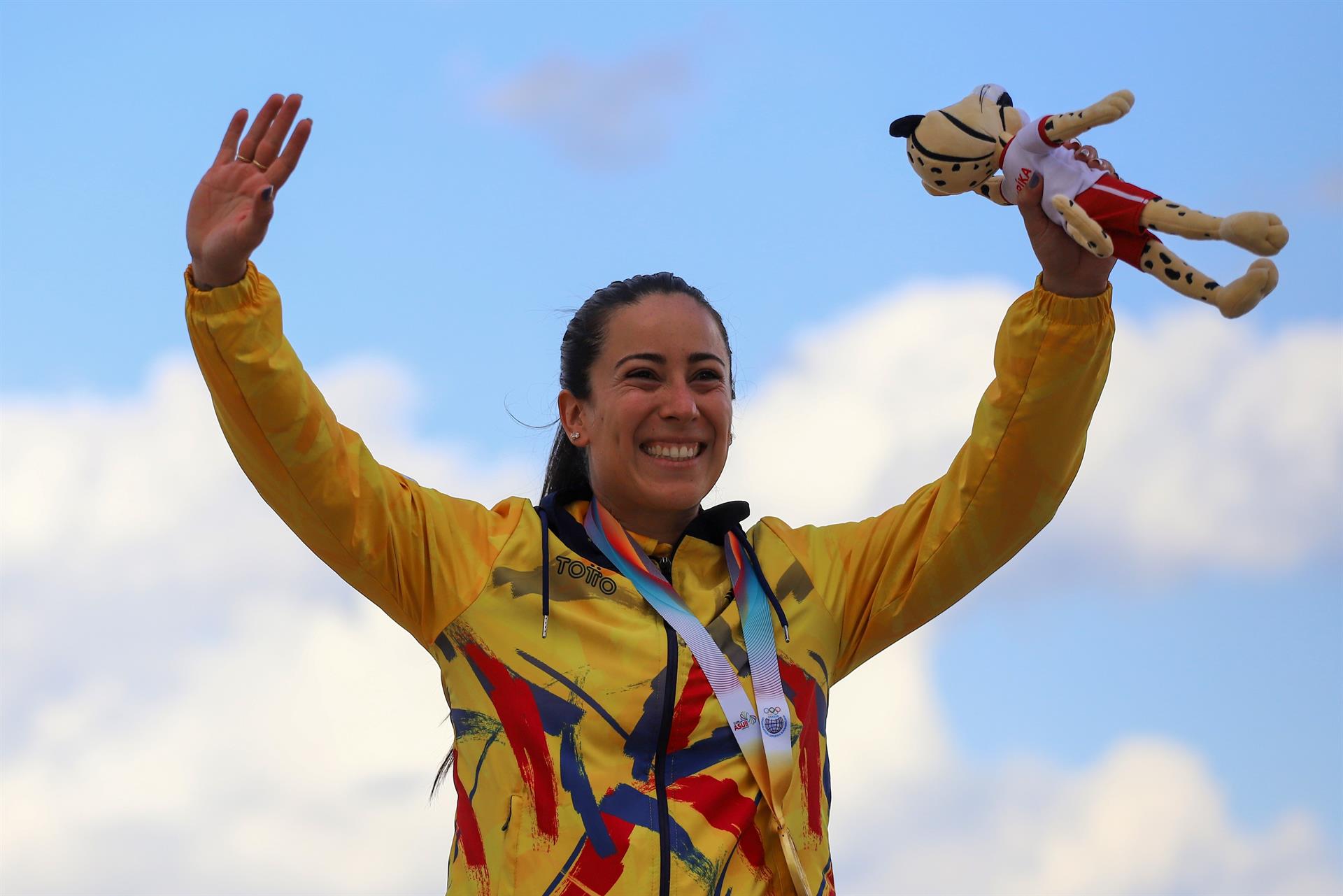 Mariana Pajón le da doblete de oro a Colombia