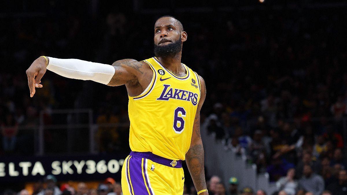 Los Lakers celebran otro récord de LeBron